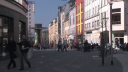 Gera - Schlossstrasse (links das Elsterforum und rechts geht es zur Sorge, Fruehjahr 2007)